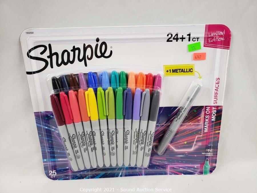 Sound Auction Service - Auction: 05/18/21 Espinosa, Nunn & Others Online  Auction ITEM: 25pk Colored Sharpies