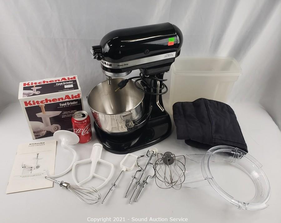 KitchenAid Classic Model K45SS Electric Mixer With Attachments - Northern  Kentucky Auction, LLC