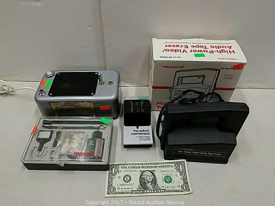 Sound Auction Service - Auction: 12/19/17 Fantastic Entire Estate Auction  ITEM: Realistic & Midland Audio Video Tape Erasers & More