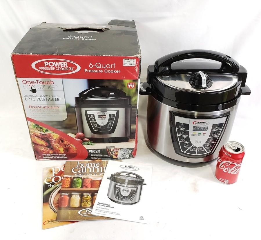 Power Pressure Cooker XL 6qt. One Touch Cooking