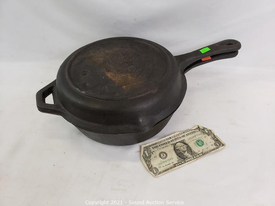 Sold at Auction: Rare Old Antique Miniature Cast Iron Skillet Fire