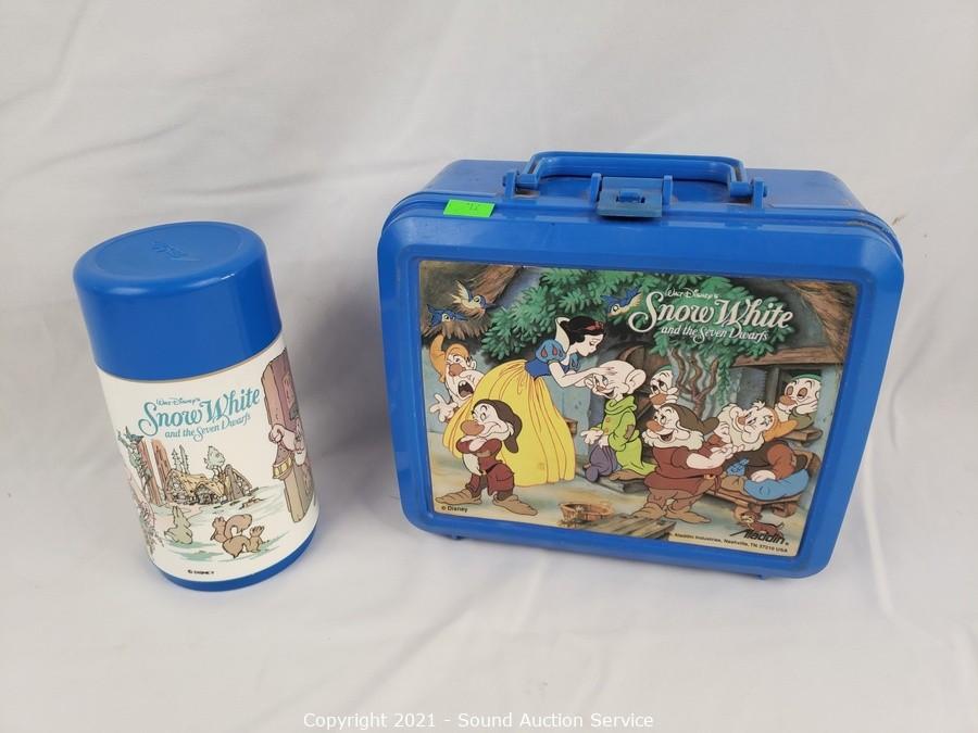 Sound Auction Service - Auction: 07/22/22 Collectibles, Household,  Furniture Online Auction ITEM: Aladdin Stanley Lunch Box Cooler & Thermos