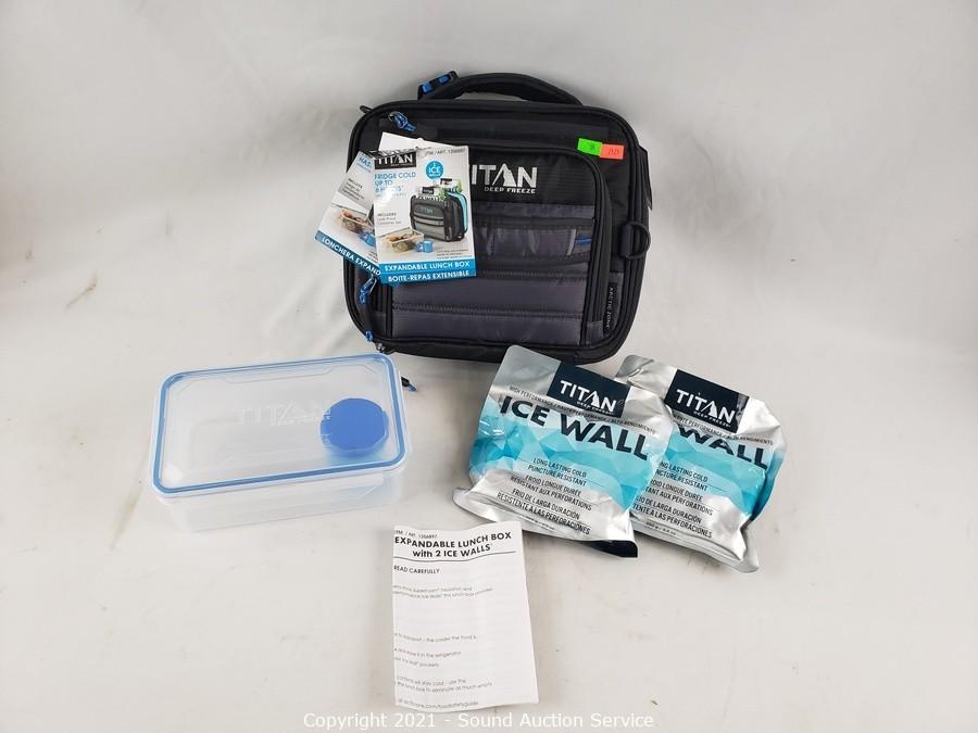 Titan by Arctic Zone expandable lunch box. 2c - Lil Dusty Online Auctions -  All Estate Services, LLC