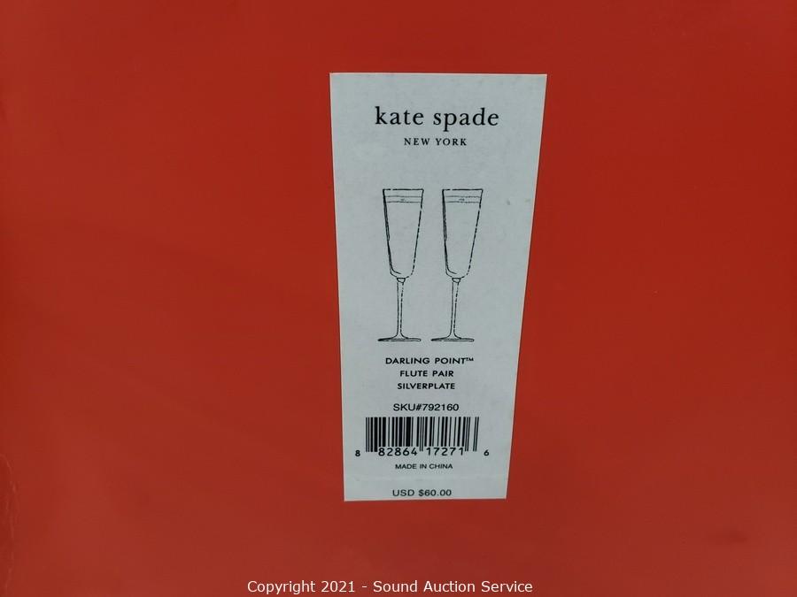 Kate Spade New York Darling Point Flute Pair