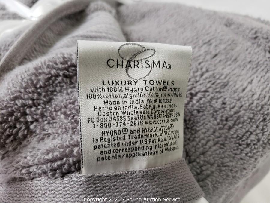 Charisma Luxury Bath Towel - 100% Hygro Cotton in Silver