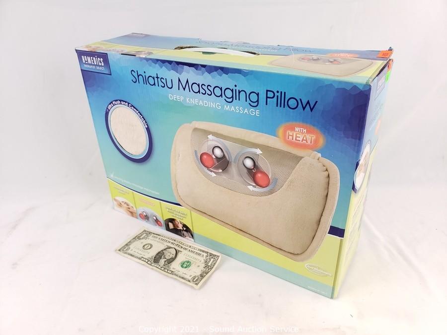 Sound Auction Service - Auction: 10/08/21 Challen, Dodd & Others Online  Auction ITEM: Magic Makers Shiatsu Massage Pillow w/Heat