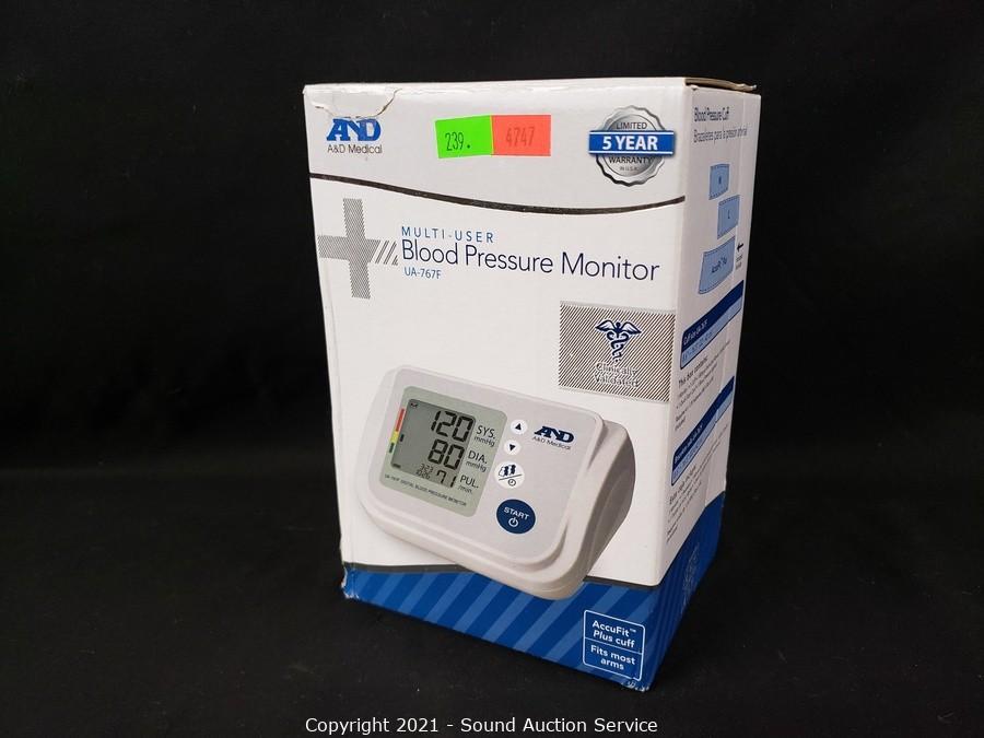 Sound Auction Service - Auction: 04/25/19 Watts, Goebel & Others Estate  Auction ITEM: A&D Medical Multi-User Blood Pressure Monitor