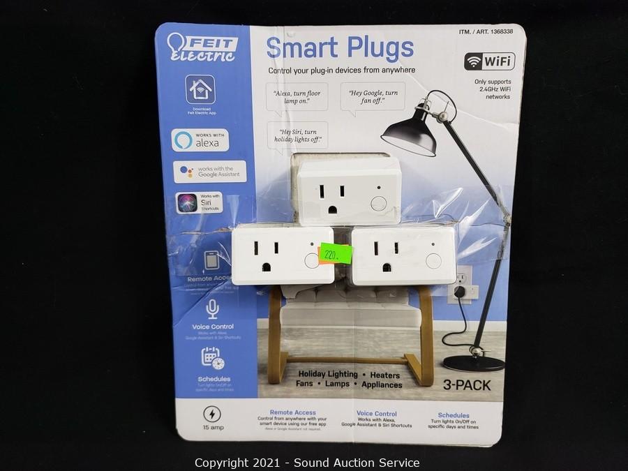 Feit Electric WiFi Smart Plug 3-Pack