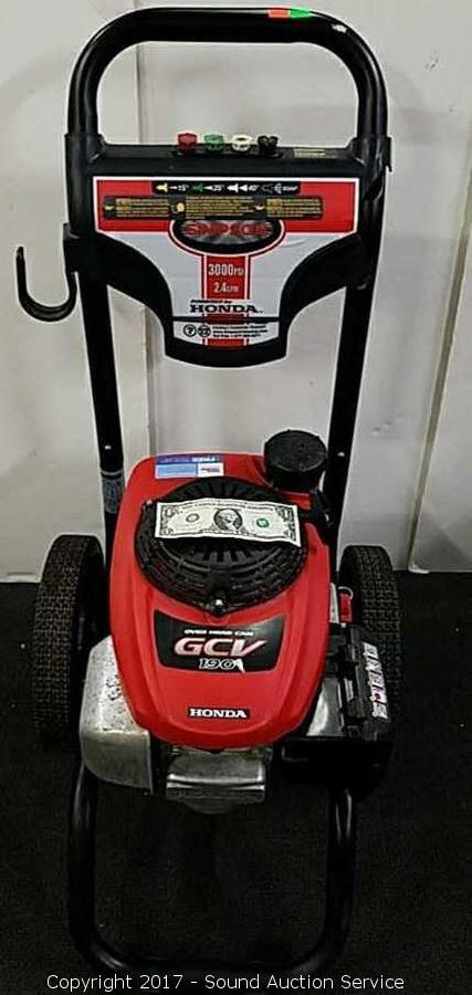 Honda gcv190 pressure store washer 3000 psi