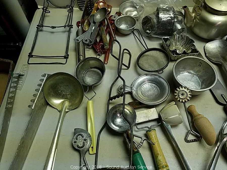 Sold at Auction: Lot of Vintage Kitchen Utensils