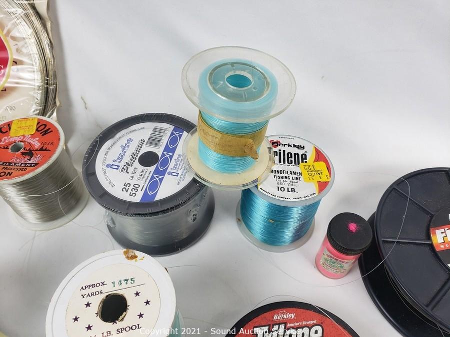 Sound Auction Service - Auction: 01/04/22 Peoples, King & Others Online  Estate Auction ITEM: Various Vintage Fishing Reels & Fishing Line
