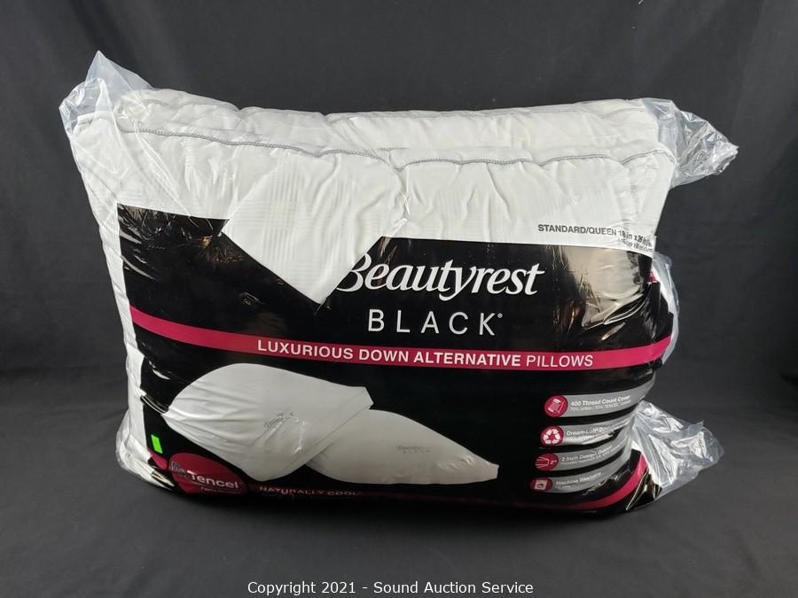 Beautyrest black luxurious hot sale down alternative pillow