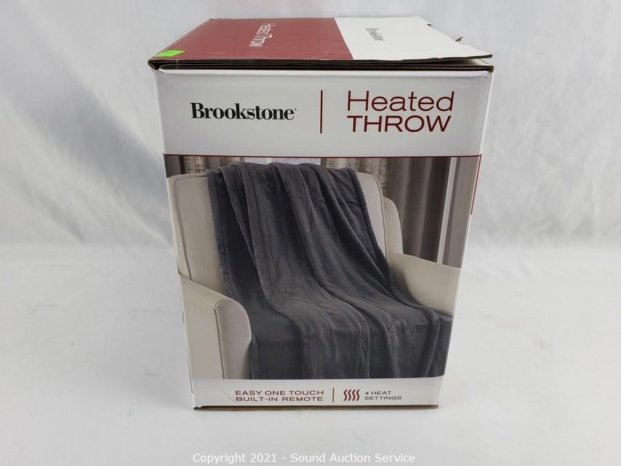 Brookstone heated throw online manual