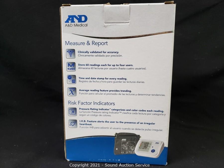 Sound Auction Service - Auction: 01/22/22 1st Auction of the New Year,  Happy 2022! ITEM: A&D Medical Digital Blood Pressure Monitor