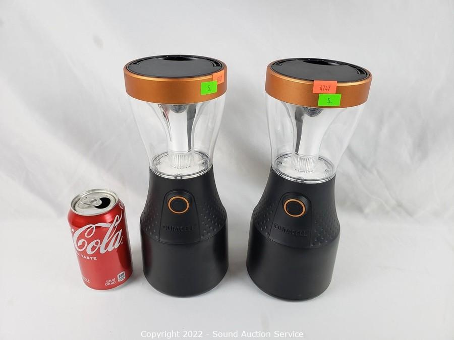Duracell 2 pack LED Lanterns - Matthews Auctioneers