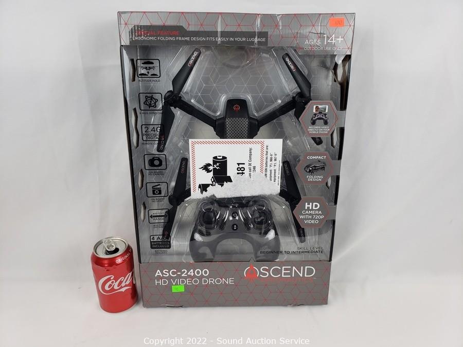 Ascend Aeronautics ASC-2400 720P HD Video Drone