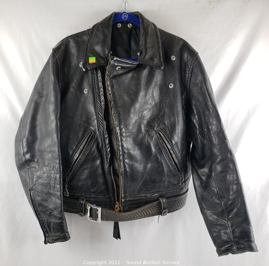 Sound Auction Service - Auction: 01/31/22 Mataya & Others Online Auction  ITEM: Vtg. Leathers Bikers Jacket