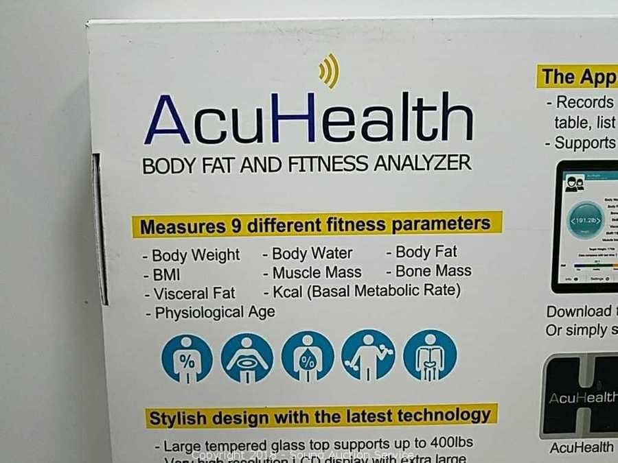 AcuHealth Body Fat Scale and Fitness Analyzer