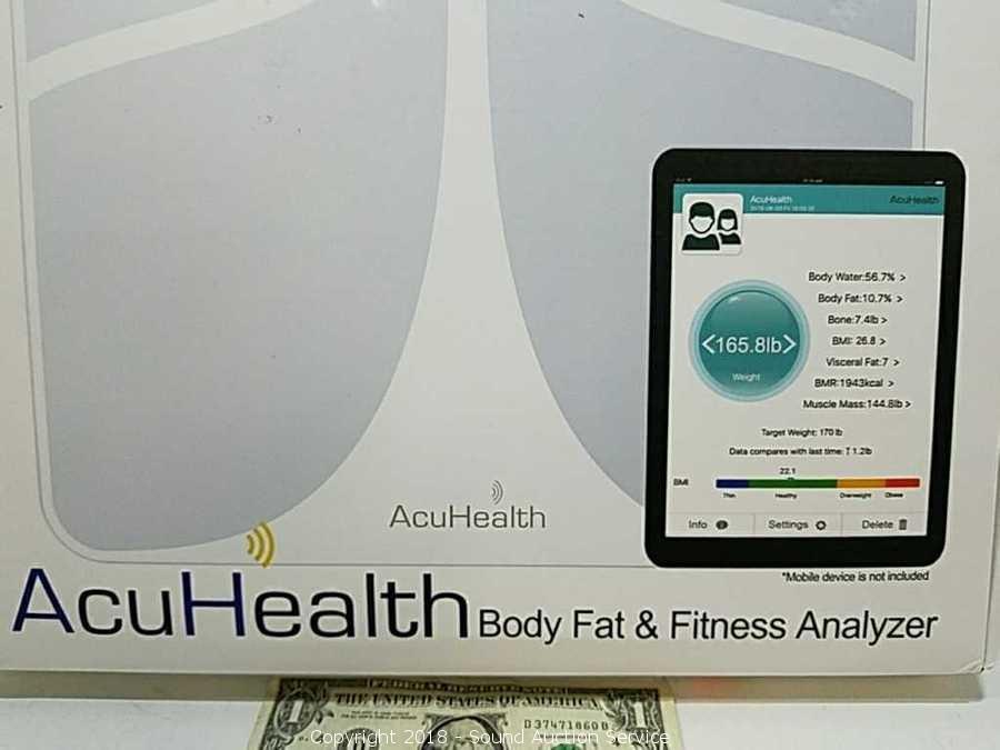 AcuHealth Body Fat Scale and Fitness Analyzer