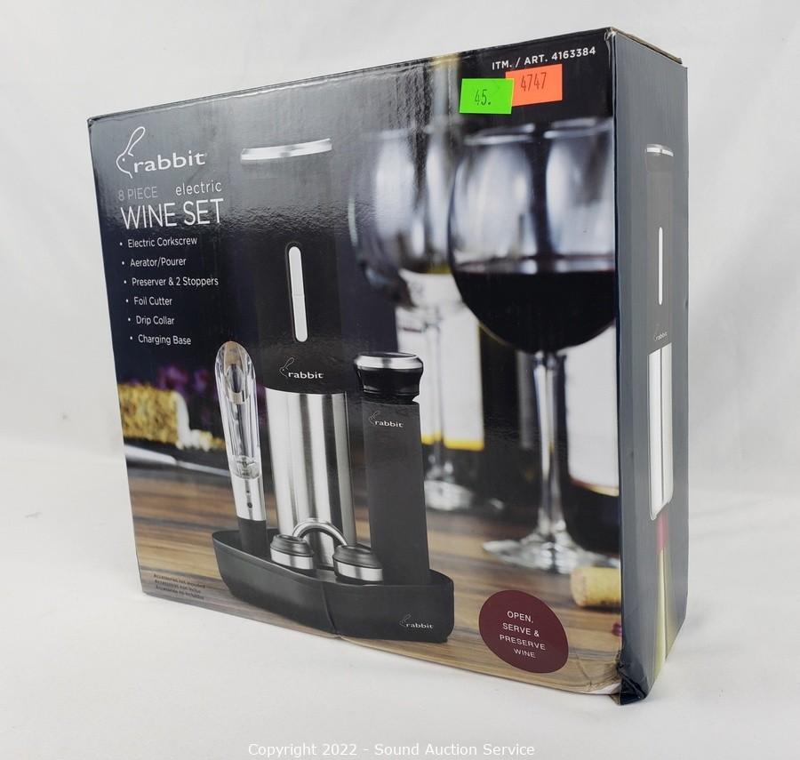 Rabbit Electric Wine Opener Set, 7-piece