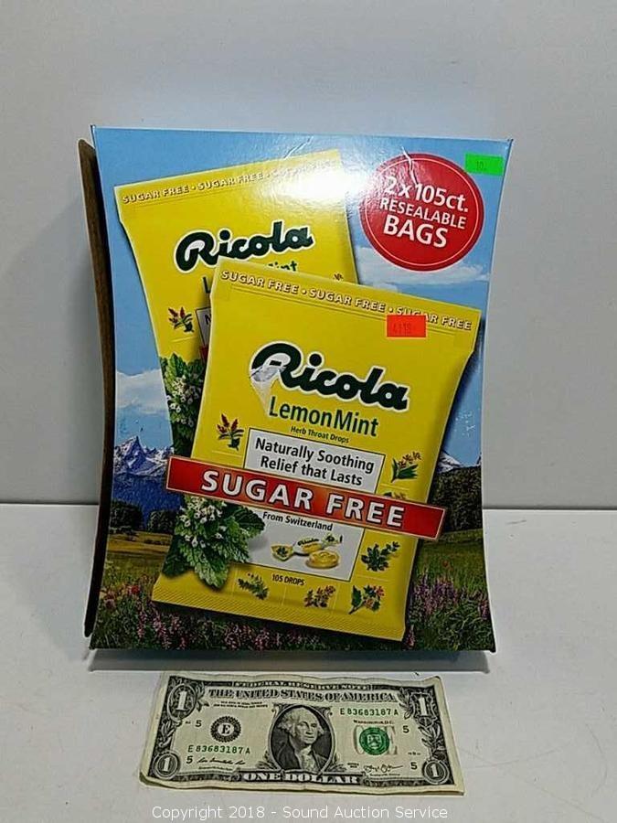 Ricola Herbal Throat Drops Lemon Mint Sugar Free, 105 Count (2