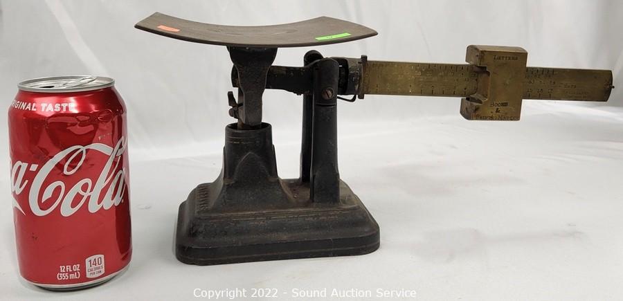 Sound Auction Service - Auction: 03/31/22 Household Goods, Antiques,  Collectibles Online Auction ITEM: Antique Fairbanks Letter & Book Scale