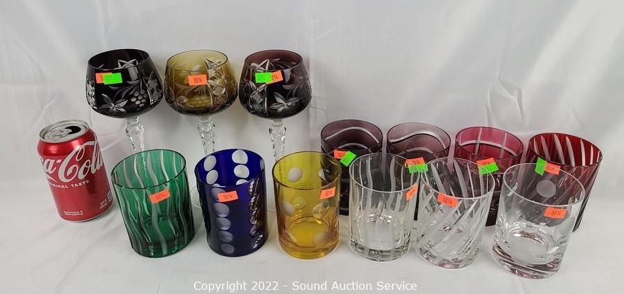 Faceted Square Cut Crystal Highball Glass Collection of Seven – BINCHEY'S  LLC.