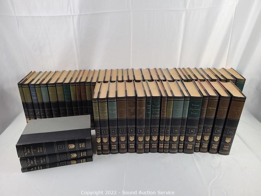 Sound Auction Service - Auction: 03/31/22 Household Goods, Antiques,  Collectibles Online Auction ITEM: Volumes 1-54 1952 Britannica Great Books