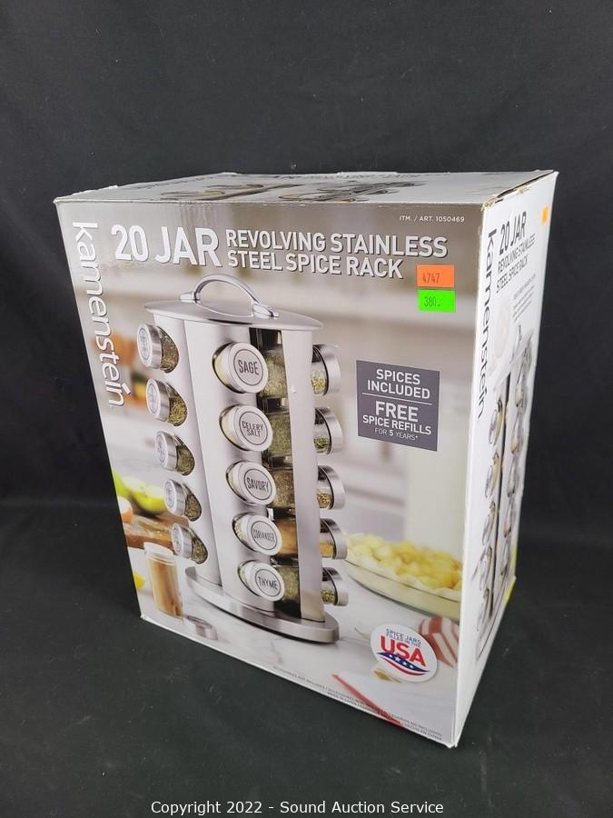 UNBOXING: 20 JAR STAINLESS STEEL SPICE RACK FROM COSTCO