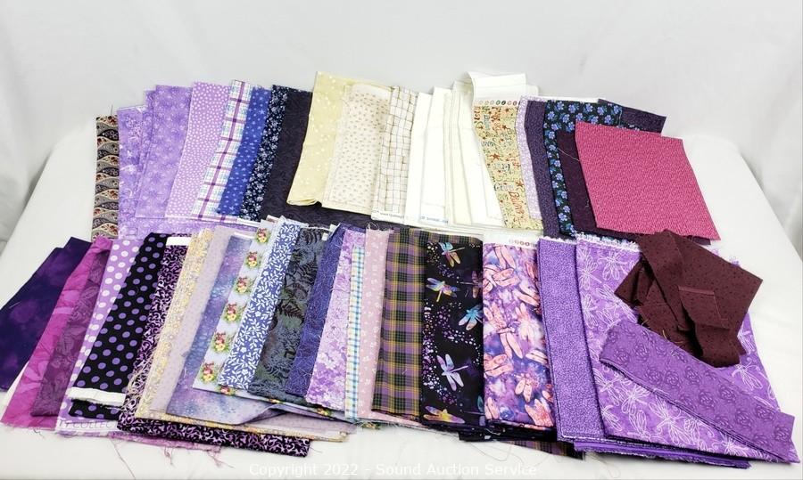 Sound Auction Service - Auction: 04/18/22 Assorted Home Decor & Household  Goods Online Auction ITEM: Assorted Quilting & Sewing Fabric Swatches