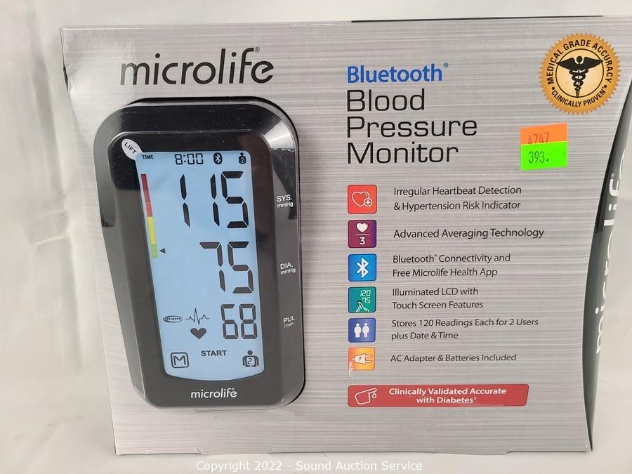 Blood Pressure Monitor, Touchscreen, Bluetooth, Microlife