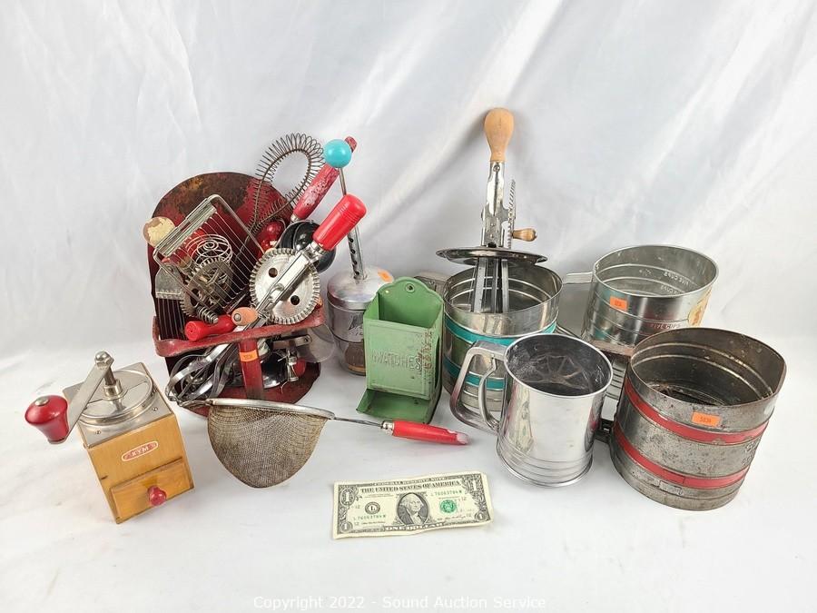 Sold at Auction: Lot of Vintage Kitchen Utensils