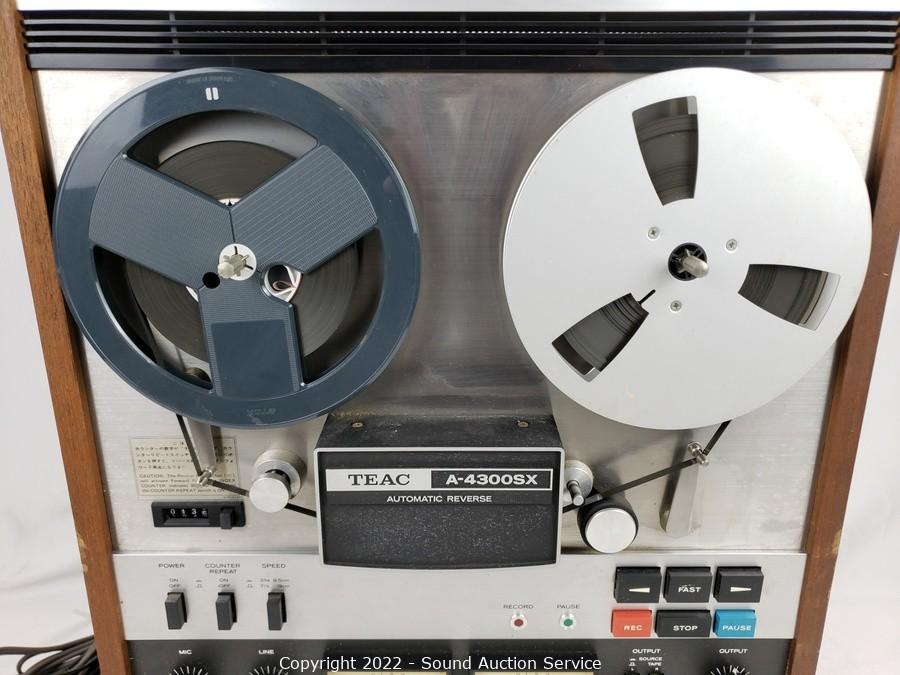 Sold at Auction: TEAC A-4300 Auto Reverse Reel To Reel Tape Recorded