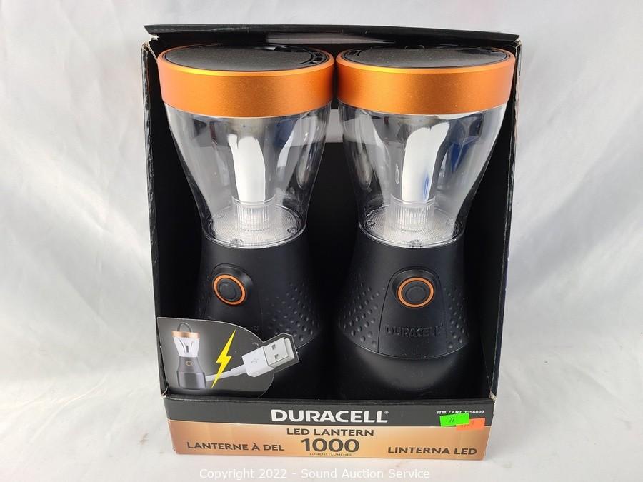 Duracell Led Lantern 1000 - Two Pack - Bunting Online Auctions