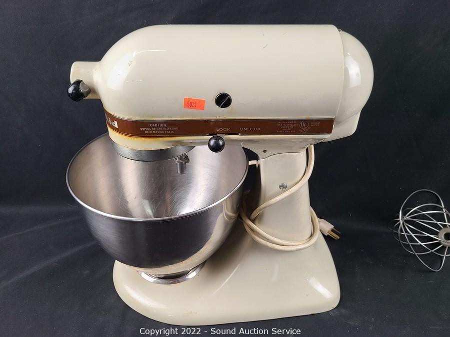 Sold at Auction: Hobart KITCHENAID Stand Mixer Working K45SS