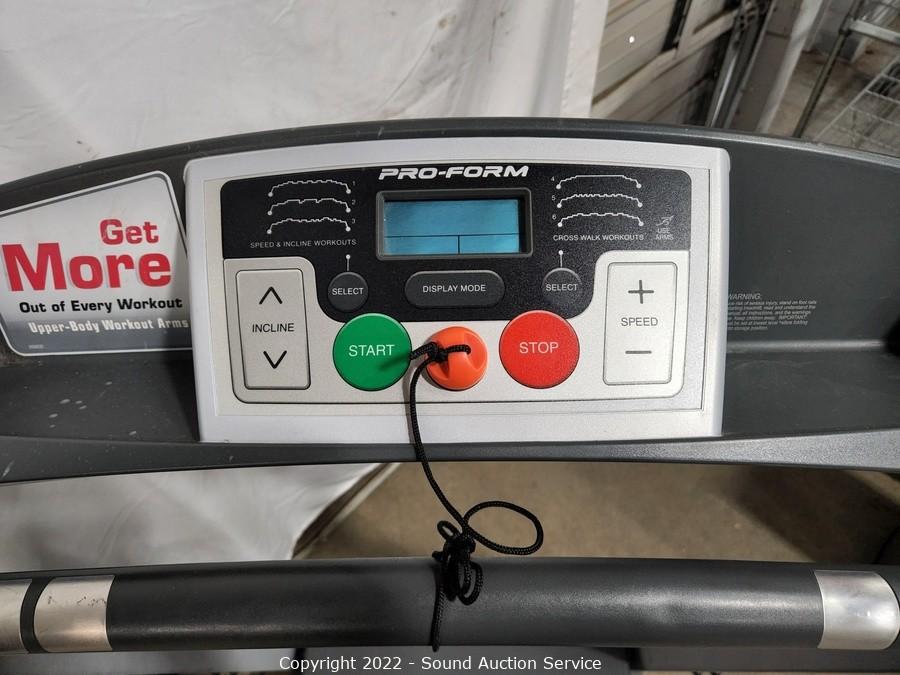 Proform crosswalk 380 online treadmill manual