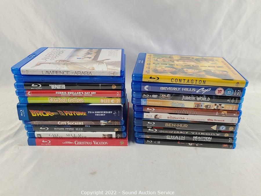 Sound Auction Service - Auction: 05/16/22 Yard Art, Scale Modeling,  Household Online Auction ITEM: 20 Various Blu-Ray Movies