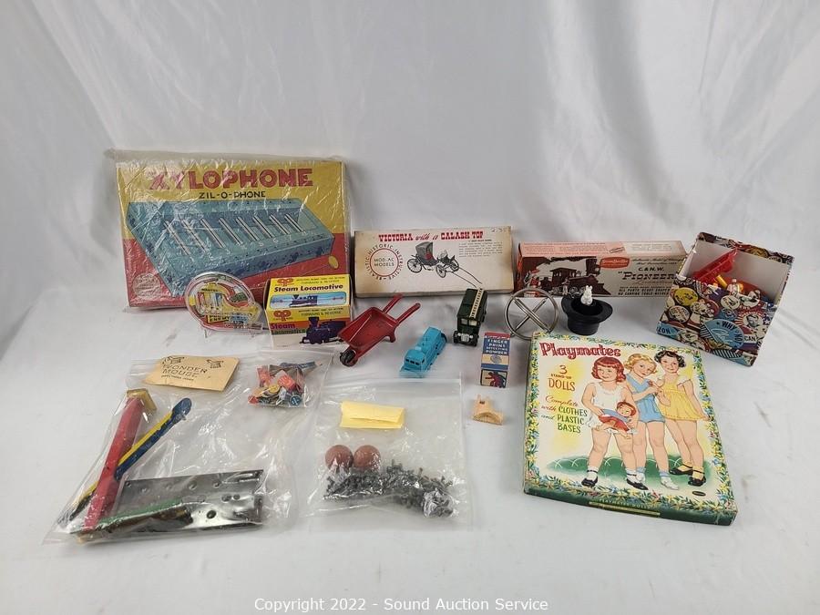 Sound Auction Service - Auction: 05/16/22 Yard Art, Scale Modeling,  Household Online Auction ITEM: Assorted Vintage Collectible Games & Toys