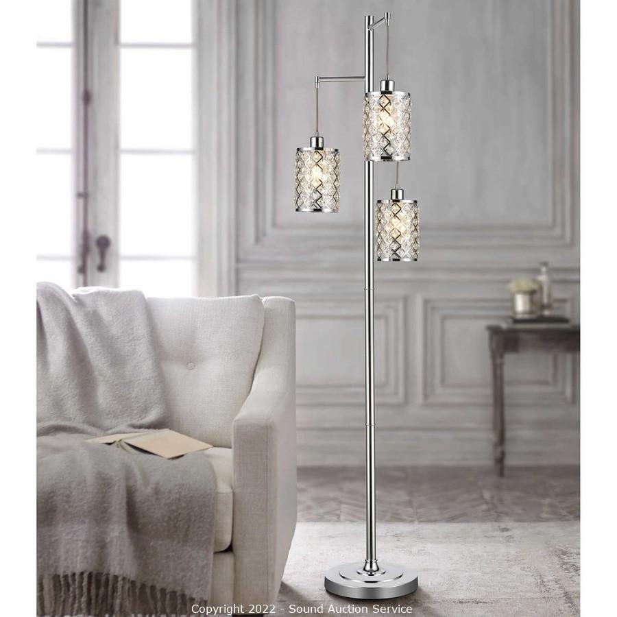 Bridgeport designs crystal floor deals lamp costco