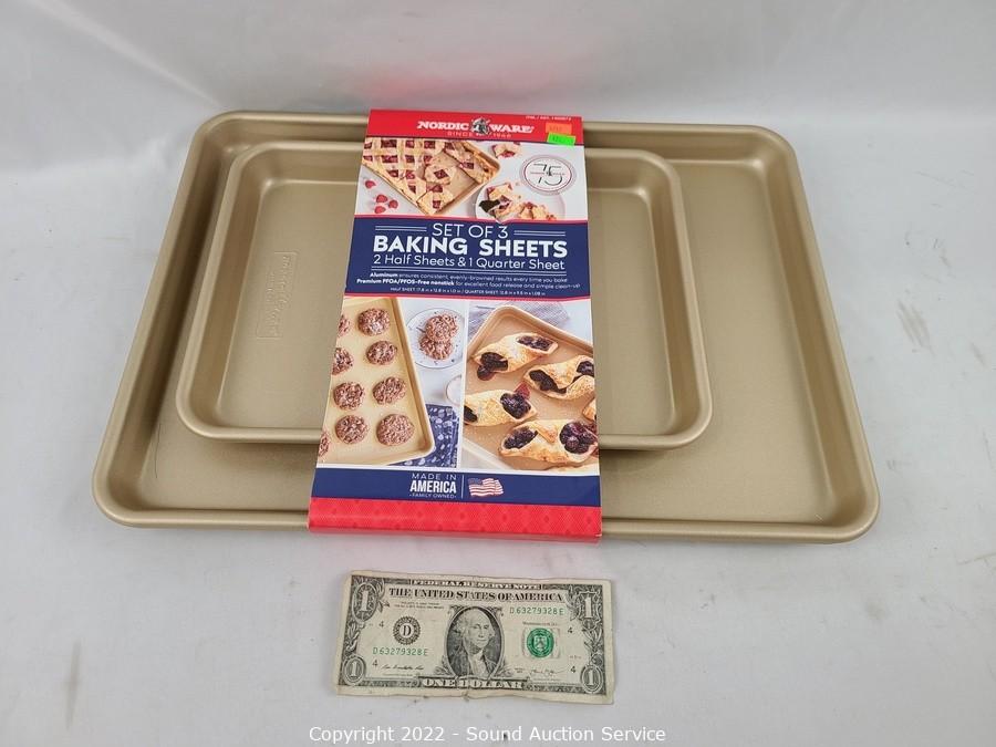 Sound Auction Service - Auction: 03/07/22 Eder, Carlson & Others Online  Auction ITEM: Nordic Ware Oven Crisp Baking Tray