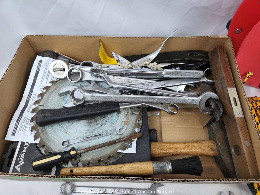 Sound Auction Service - Auction: 05/26/22 Furniture, Scale Modeling,  Cycling, Household Online Auction ITEM: Lot of Various Tools & Rope