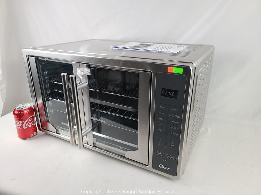 Sound Auction Service - Auction: 06/03/22 Sports Memorabilia, Furniture,  Household Online Auction ITEM: Oster XL Capacity French Door Air Fryer