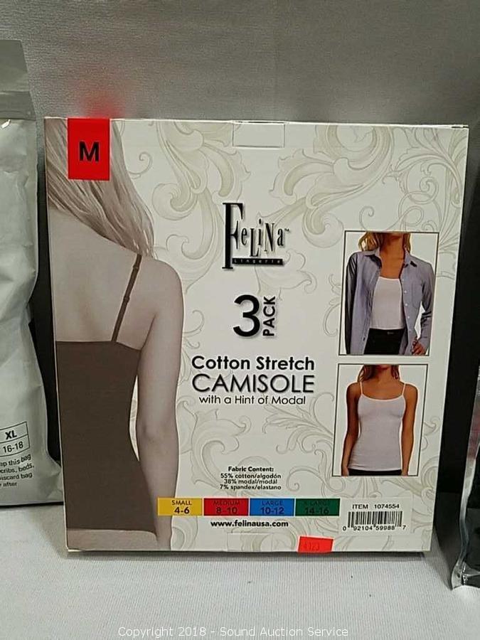 Felina Ladies Camisole 3 Pack 