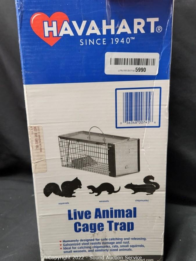 HAVAHART LIVE ANIMAL CAGE TRAP IN BOX - Earl's Auction Company