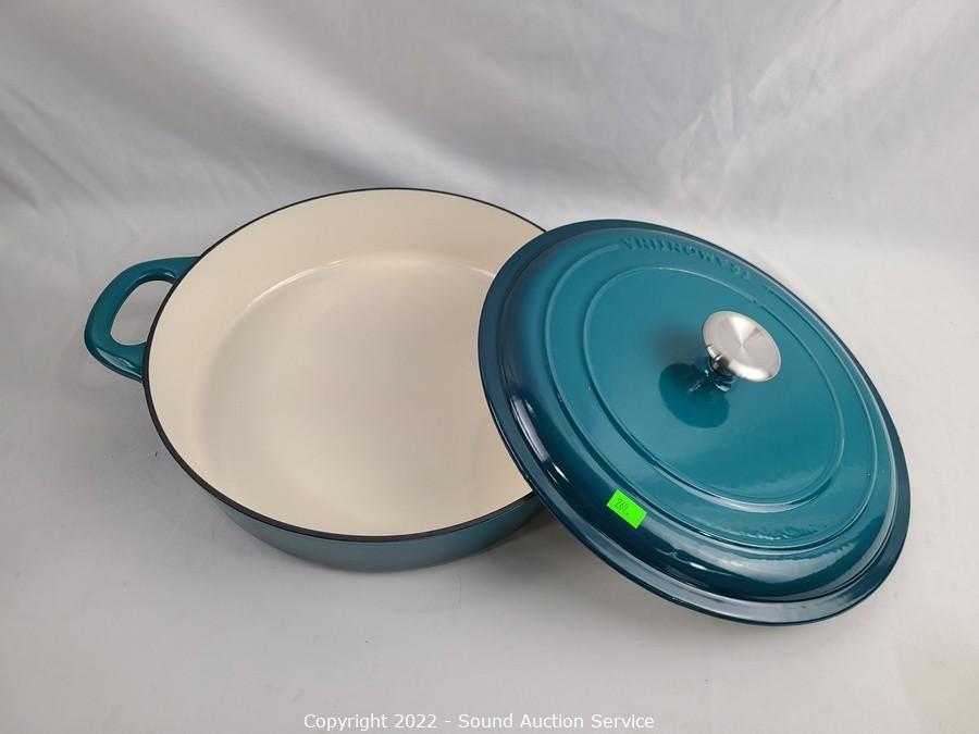 Sound Auction Service - Auction: 01/22/22 Boyer & Others Online Auction  ITEM: 2pk Tramontina Cast Iron Enamel Dutch Ovens