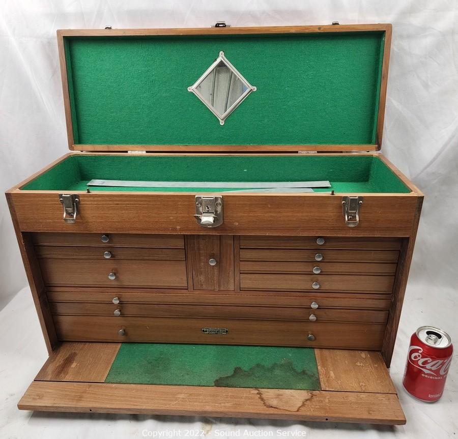 Sold at Auction: H. Gerstner & Sons Drawer Wood Machinist Tool Box Chest