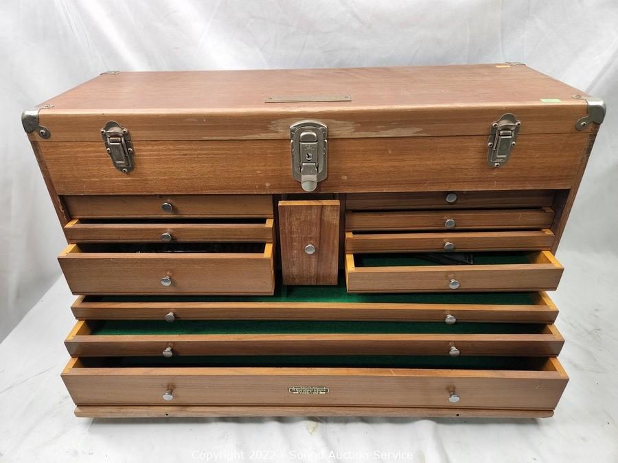 Oak Machinist Tool Chest For Sale - Online Auctions