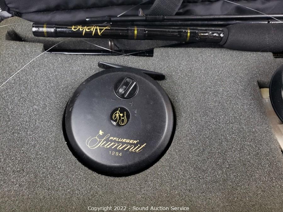 Sound Auction Service - Auction: 07/11/22 Delanty, Gomez & Others Online  Consignment Auction ITEM: Marlboro Fly Fishing Rod & 30 Rolling Duffel Bag