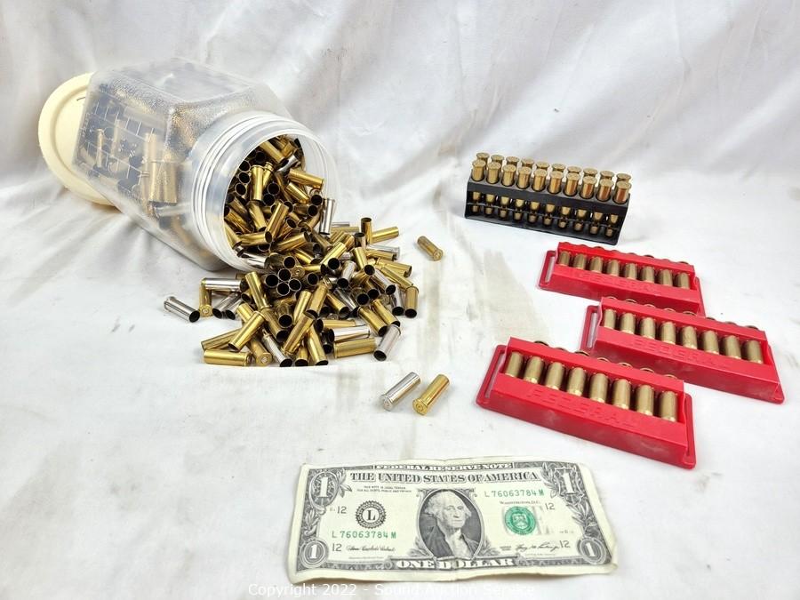 Sound Auction Service - Auction: 8/17/22 Tools, Antiques, Fine China Online  Auction ITEM: Assorted 30-30 & 38 Special Brass Casings