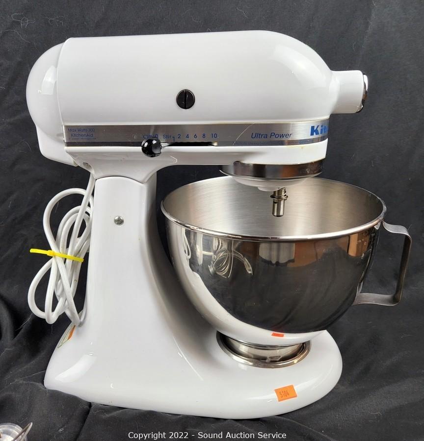 Sound Auction Service - Auction: 8/30/22 Games, Toys, Movies, Sporting  Goods Online Auction ITEM: KitchenAid Counter Top Mixer & Cookie Press